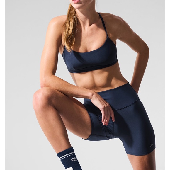 ALO Yoga Blue Sports Bra Intimates & Sleepwear